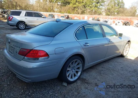 2006 BMW 750Li z USA, uszkodzony, nr VIN WBAHN83536DT39120